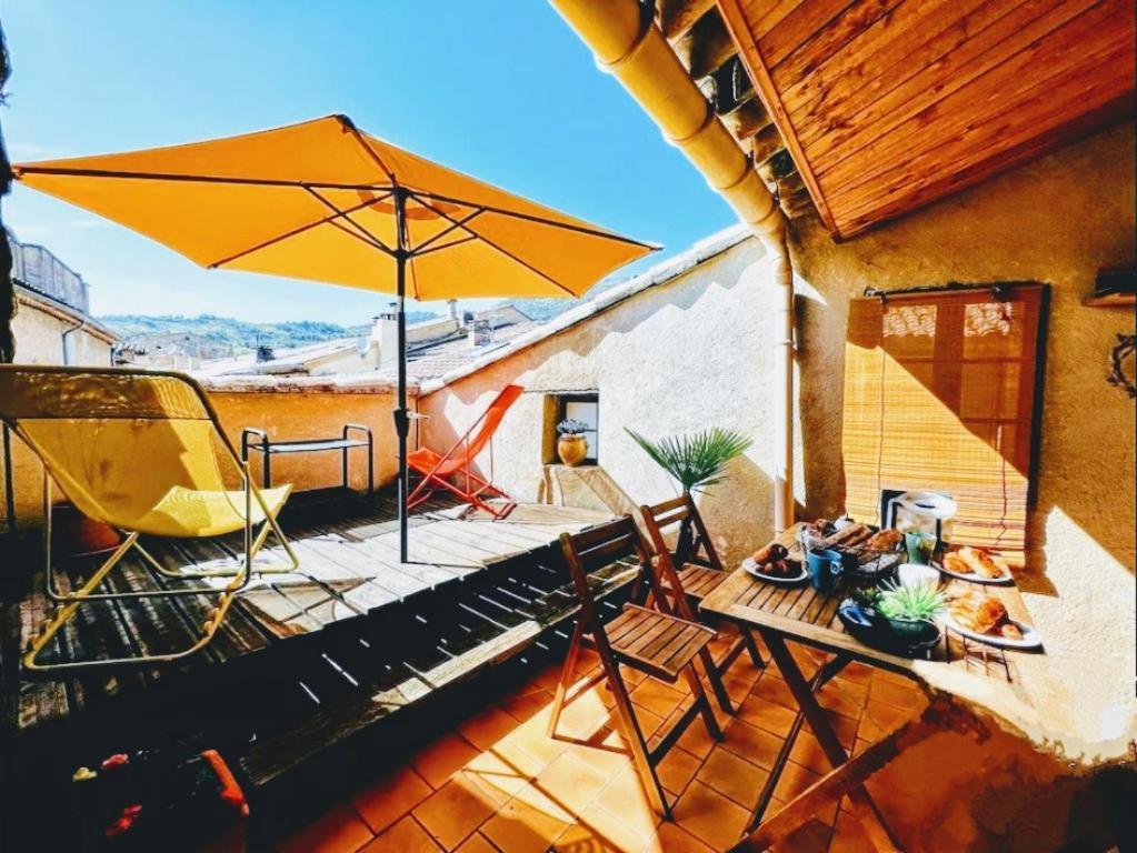 La Terrasse D'Olea, Au Coeur Du Village Buis-les-Baronnies Zewnętrze zdjęcie